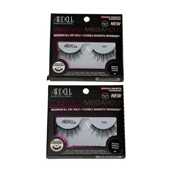 Ardell Magnetic MegaHold 053 Lash Duo Bundle Invisible Invisiband New - Picture 1 of 6